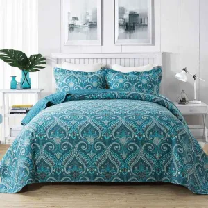 لحاف مايكروفايبر مفارش سرير قابلة للعكس أغطية . Microfiber Comforter Reversible Bedspreads Floral