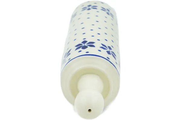 13" Rolling Pin - Snowflake Polka Dot