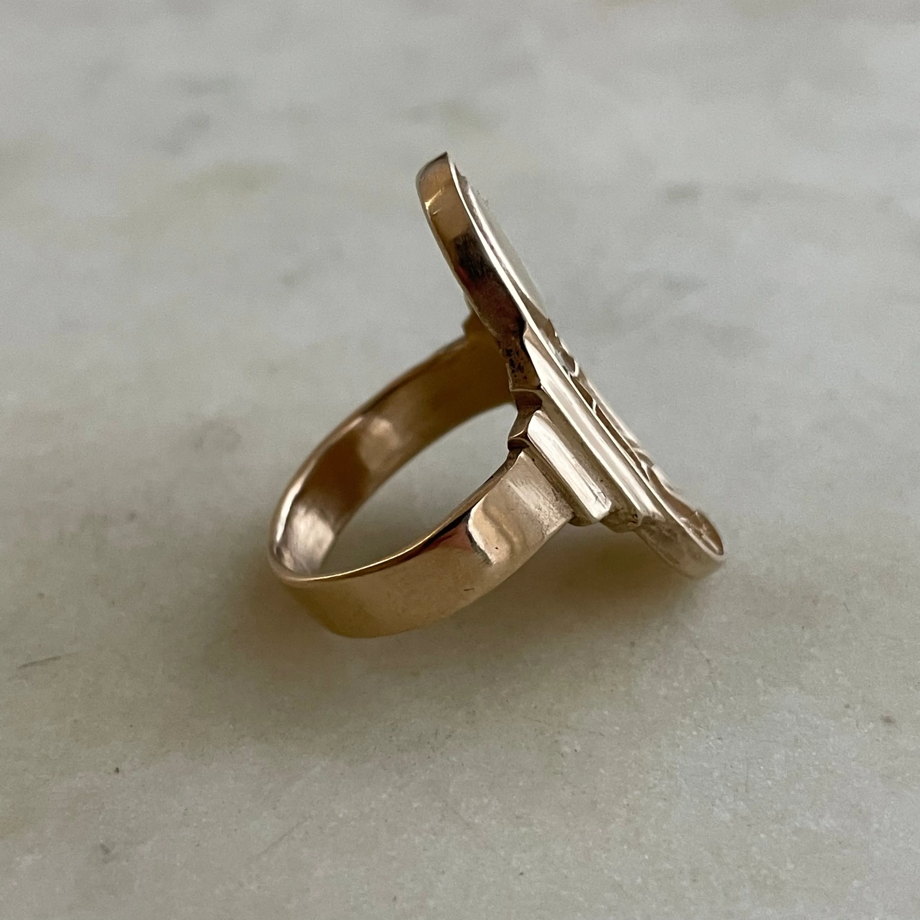14K GOLD LOUISIANA WILD STATEMENT RING