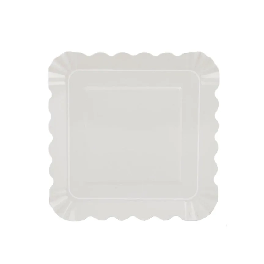 APPETIZER PLATE LARGE PEARL BORDER 12PK