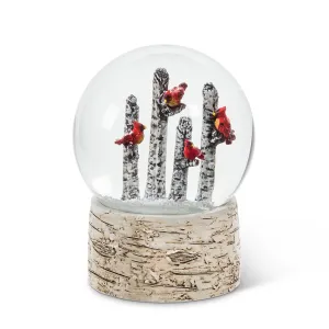 Cardinals on Trees Snow Globe