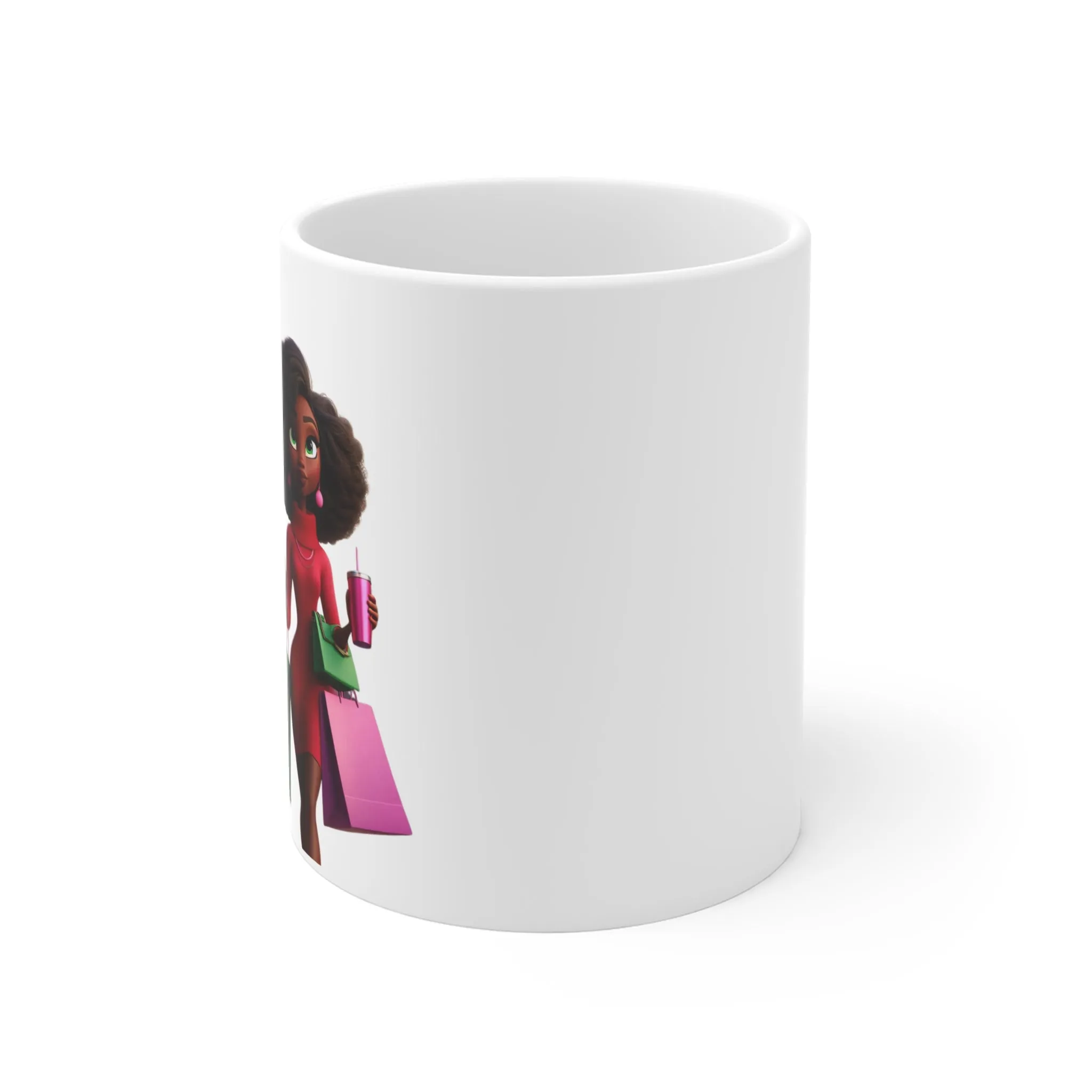 Christmas Cheer Mug, Coffee Lover Gift, Holiday Shopping Cup, Funny Xmas Quote, Festive Drinkware