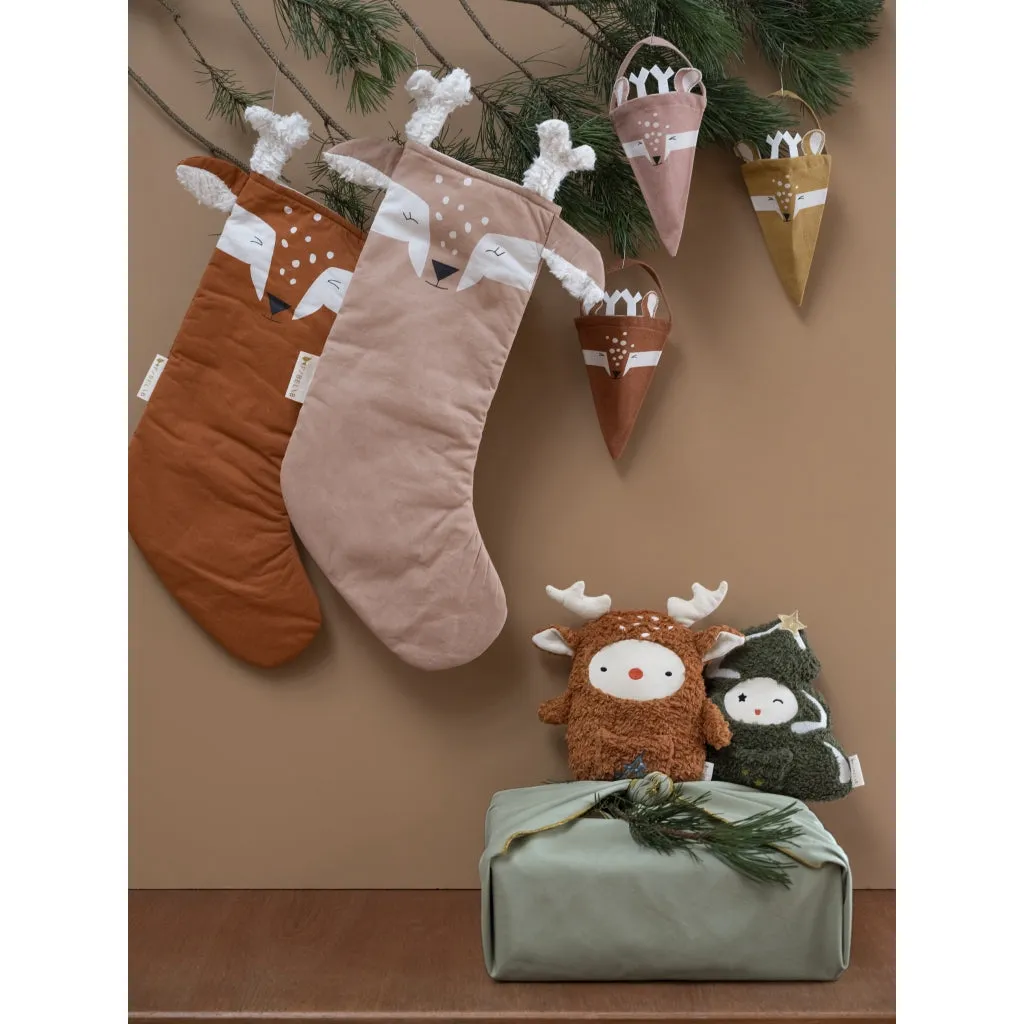 Christmas Stocking Deer - Cinnamon