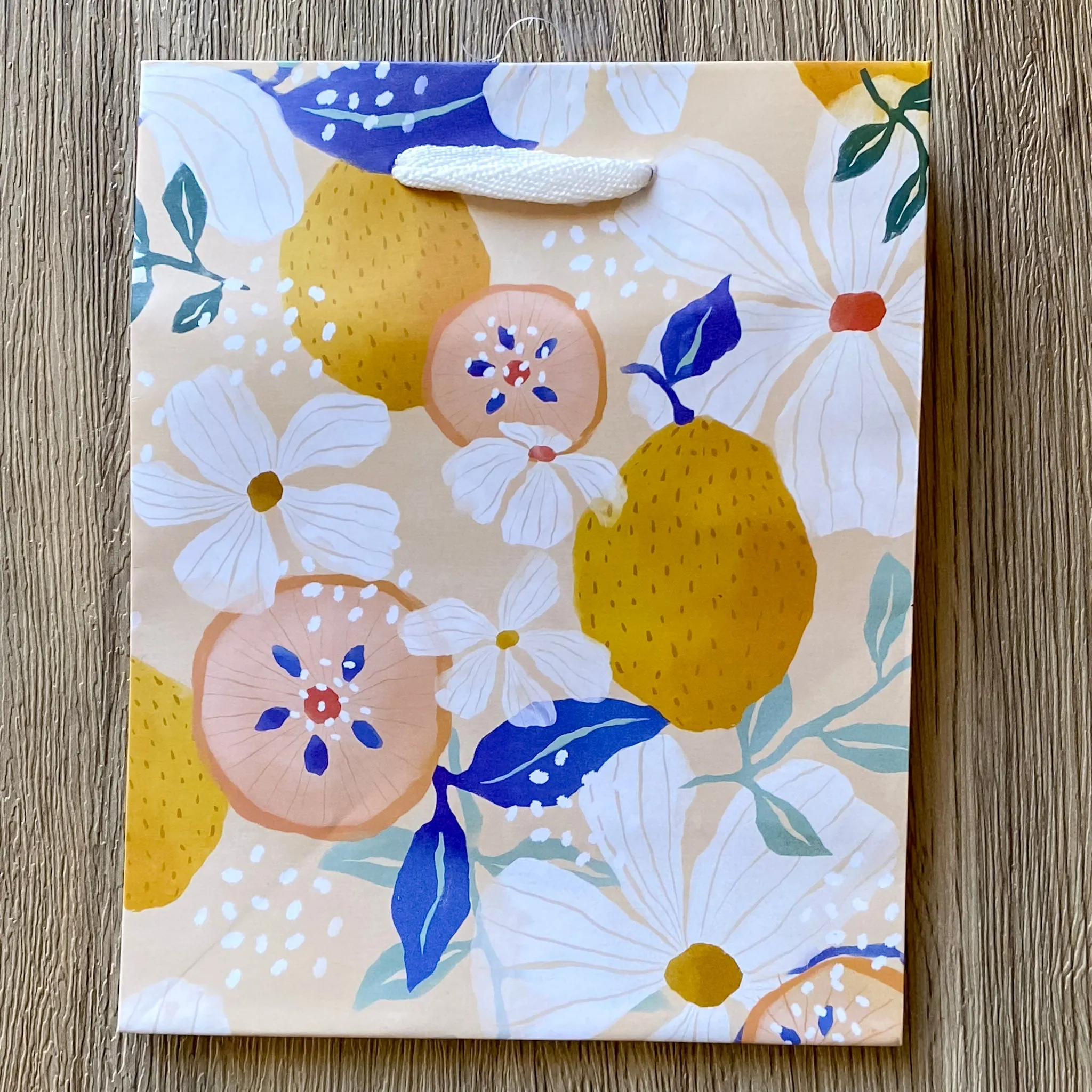 Citrus Floral Small Gift Bag