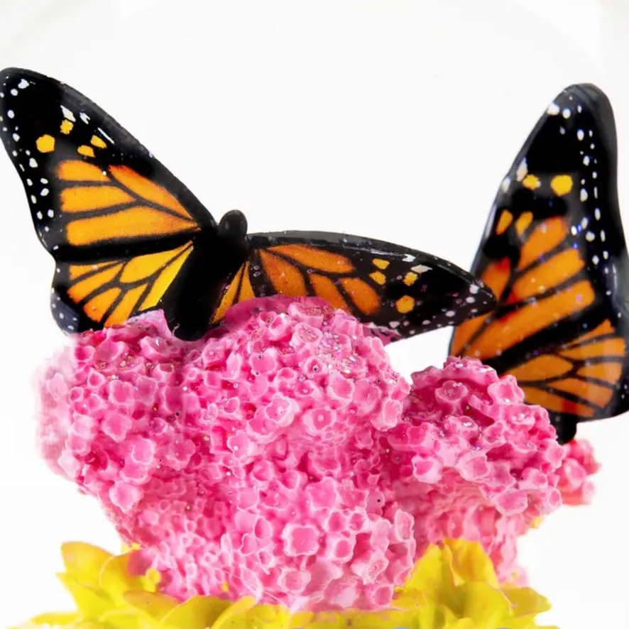 CoolSnowGlobes - Monarch with Milkweed