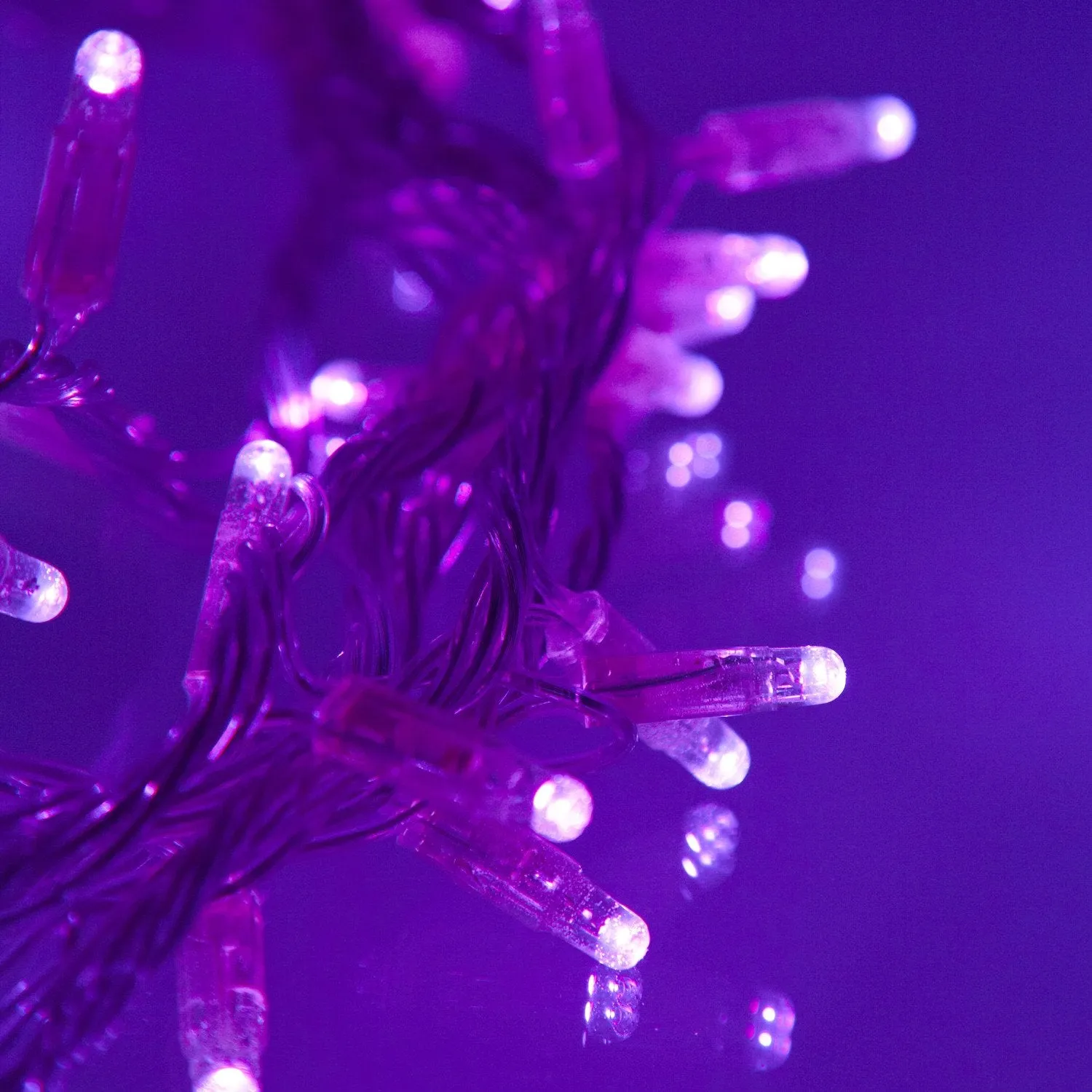 Core Connect 40m 400 Purple Connectable Fairy Lights Clear Cable
