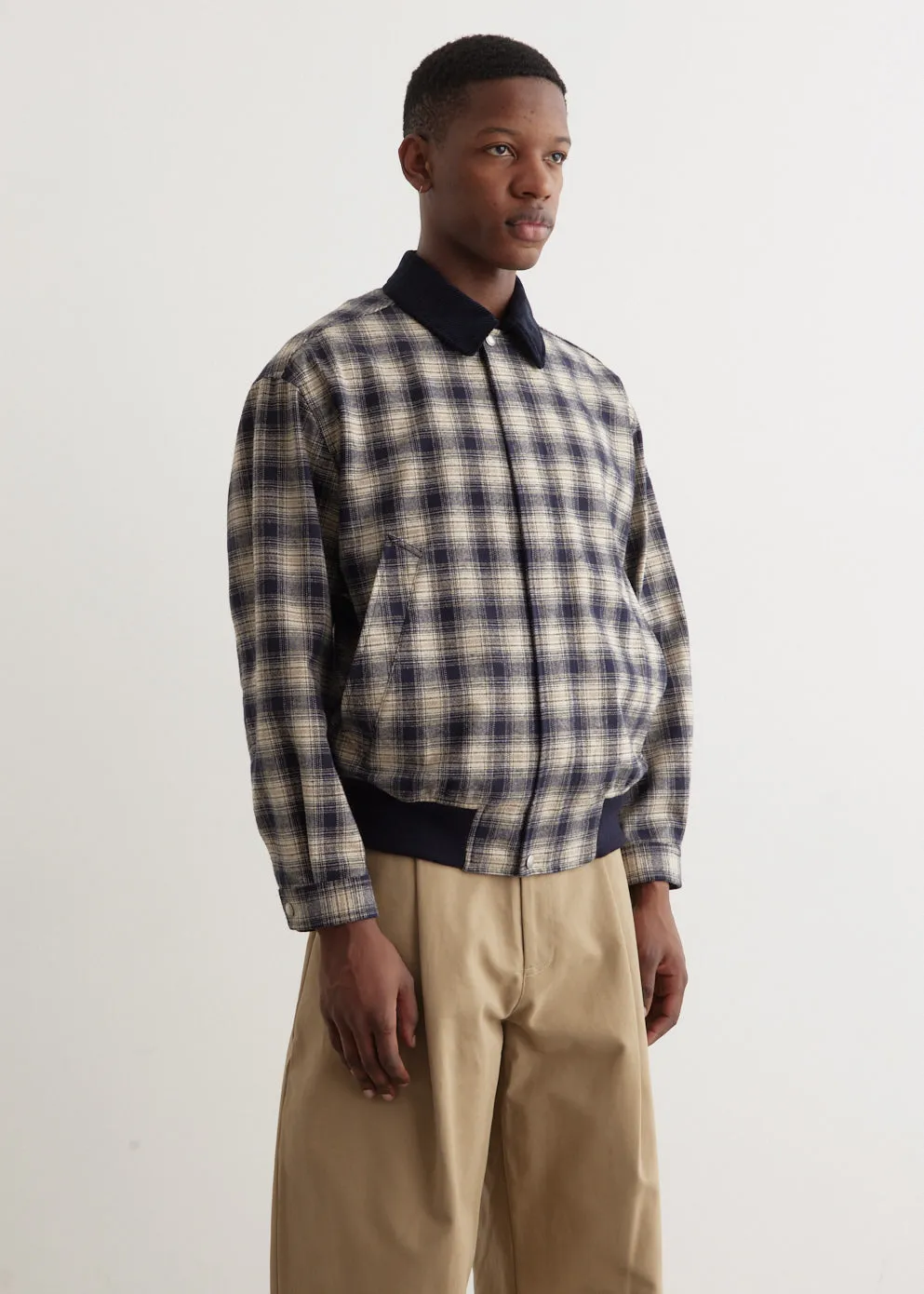 Cotton Flannel Check Jacket