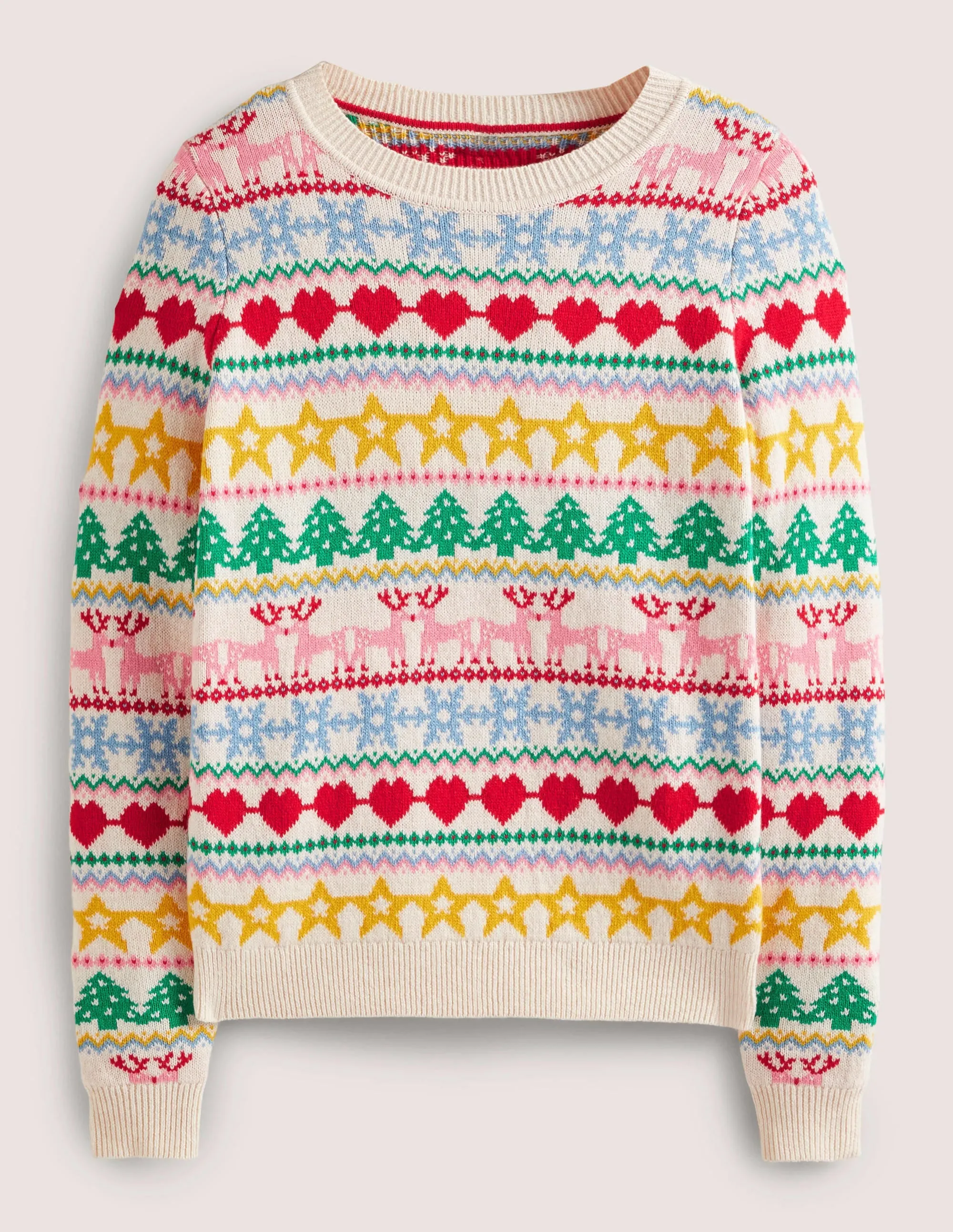 Festive Fair Isle Christmas Jumper-Multi Christmas Fair Isle