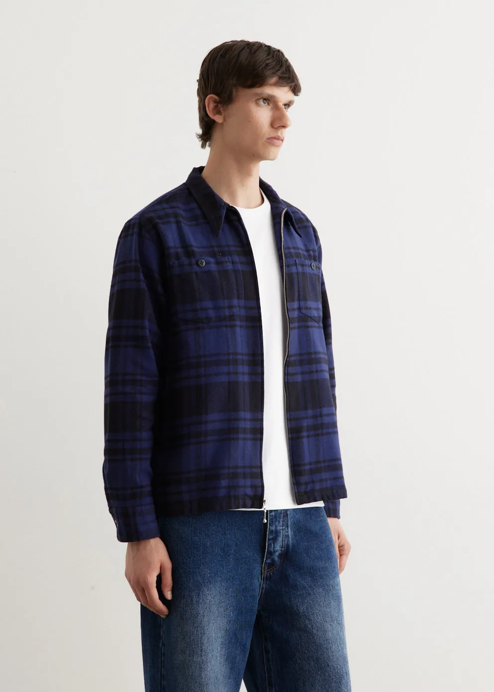 Heavyweight Zip-Up Flannel