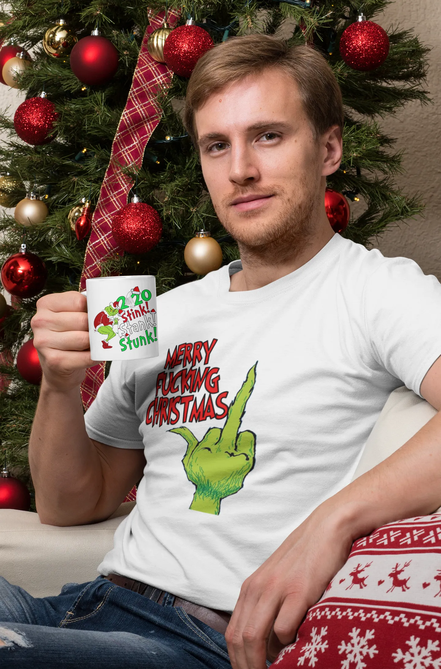 Merry F*&()ing Christmas -Grinch Style