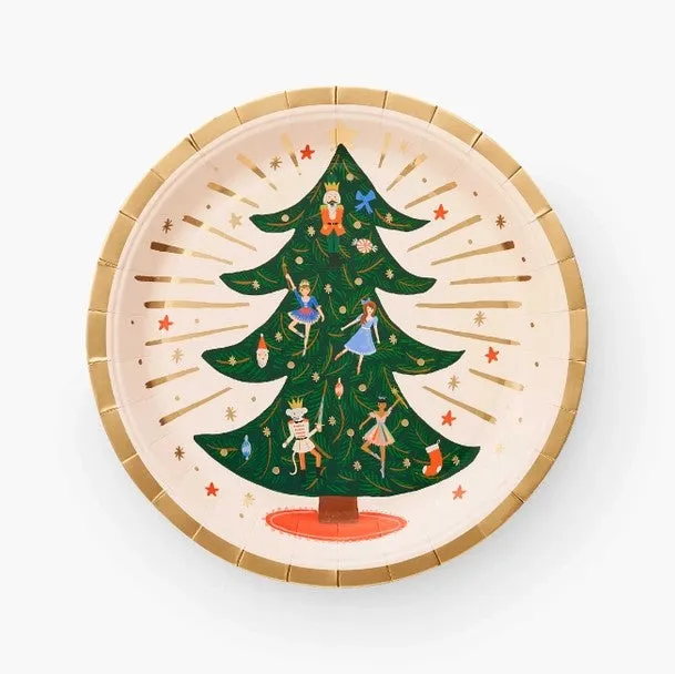 Nutcracker Large Paper Plates
