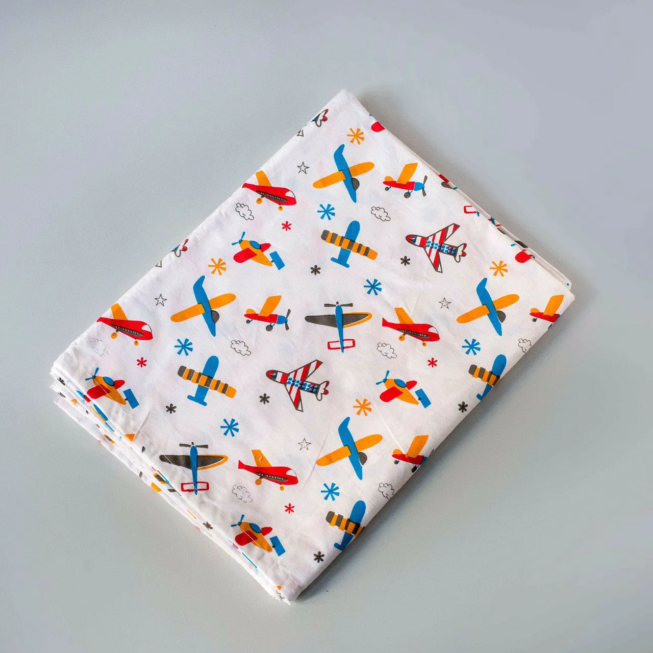 Off-We-Go! Fitted Sheet<br> <span style="font-size: 11px; font-family:Helvetica,Arial,sans-serif;">More prints available</span>