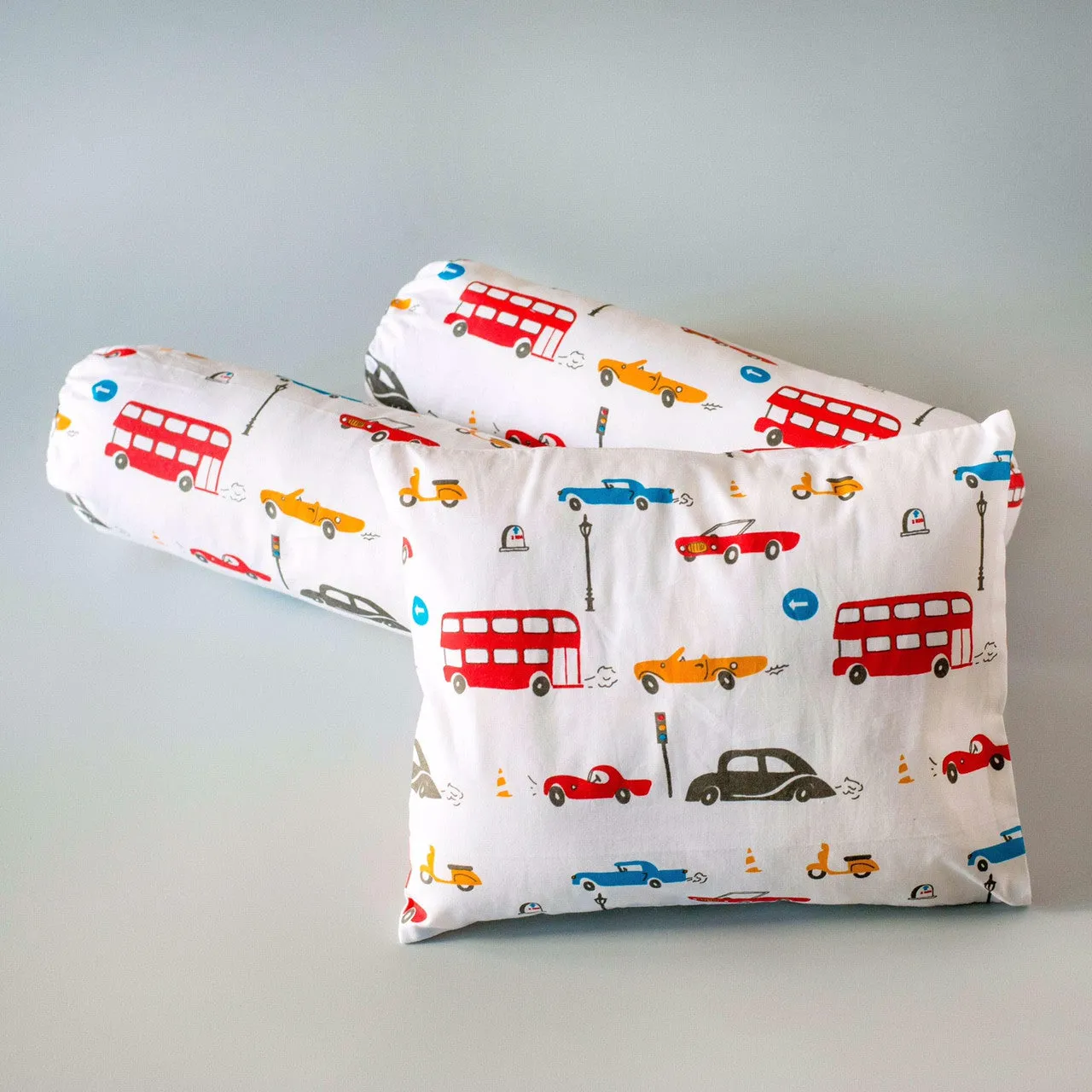 Off-We-Go! Pillow Set<br> <span style="font-size: 11px; font-family:Helvetica,Arial,sans-serif;">More prints available</span>