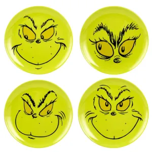 "The Grinch" Plates Set of 4