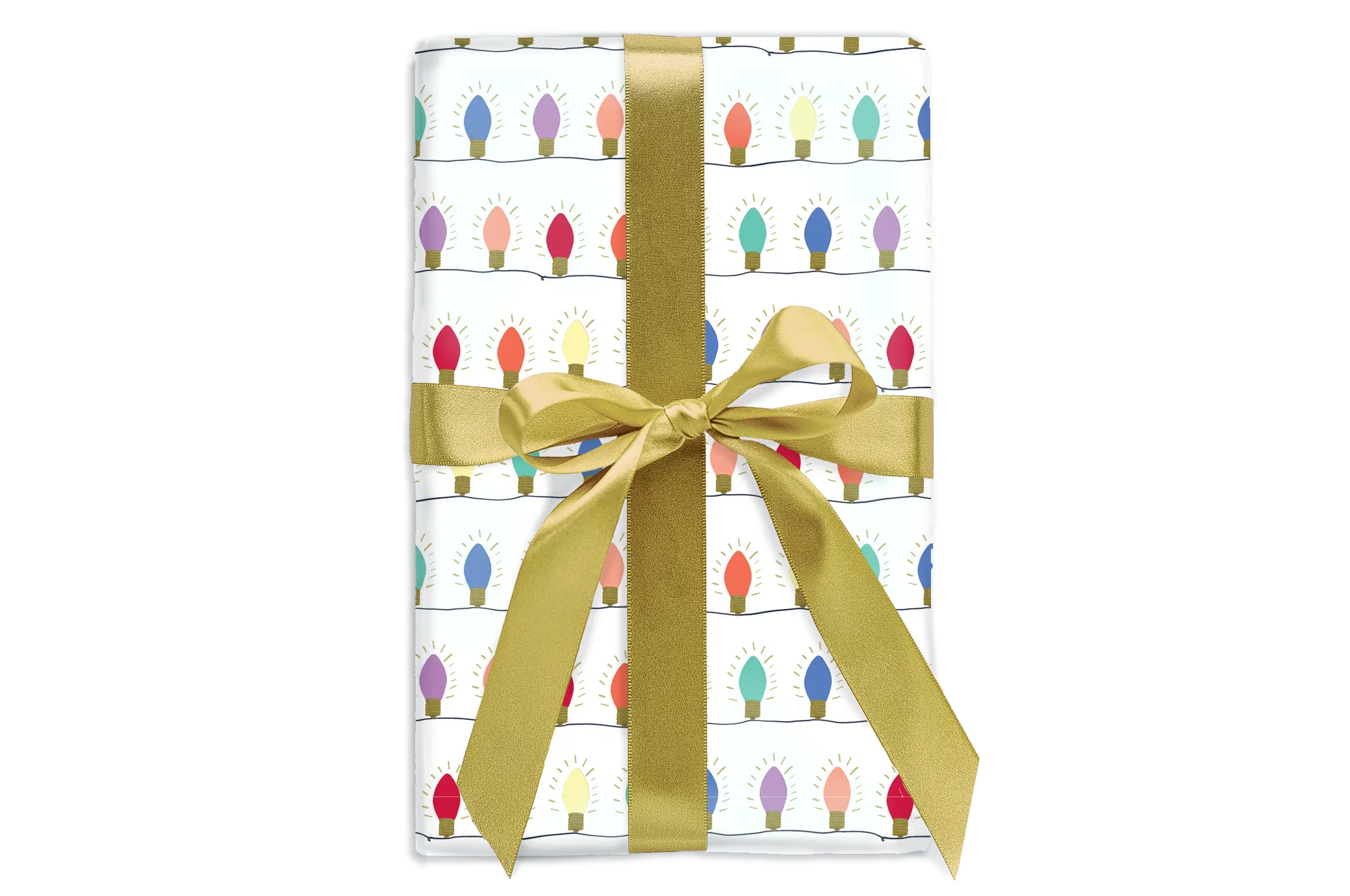 Roll - Rainbow String Lights Gift Wrap