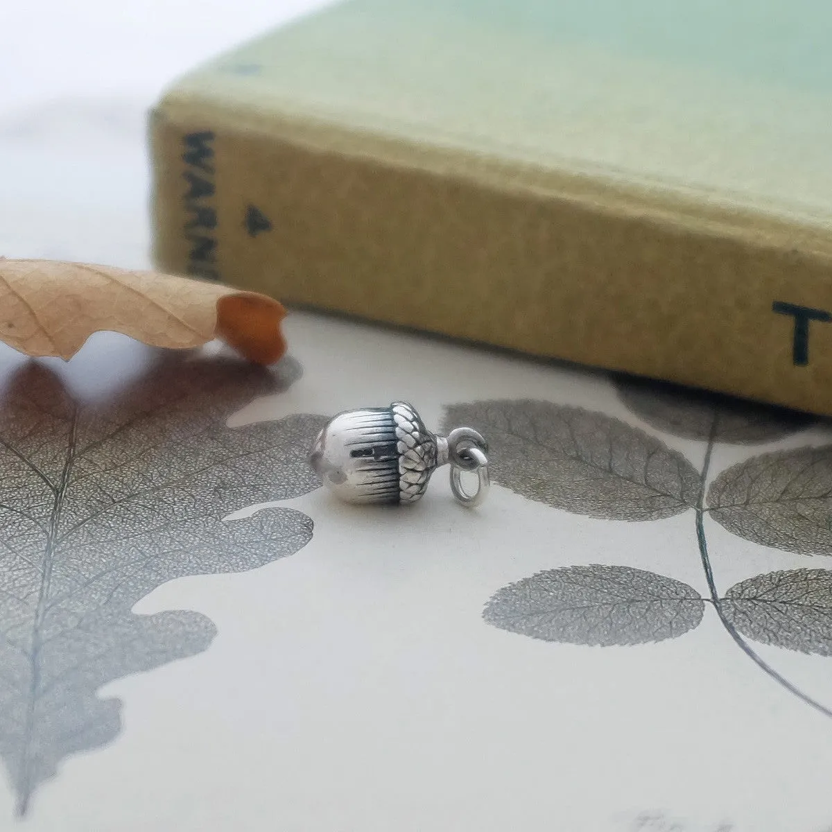 Silver Acorn Necklace by Joy Everley