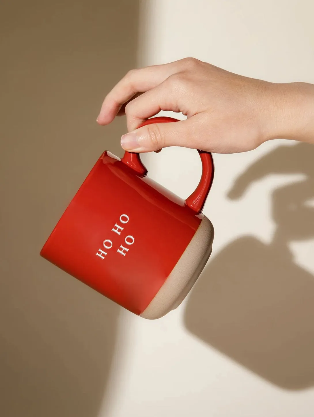 Stoneware Coffee Mug - Ho Ho Ho