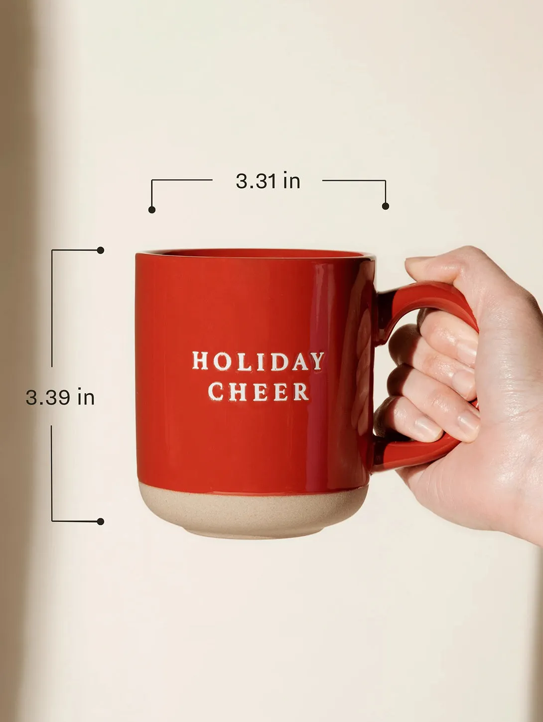 Stoneware Coffee Mug - Ho Ho Ho