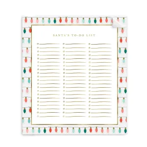 String Lights Large Notepad